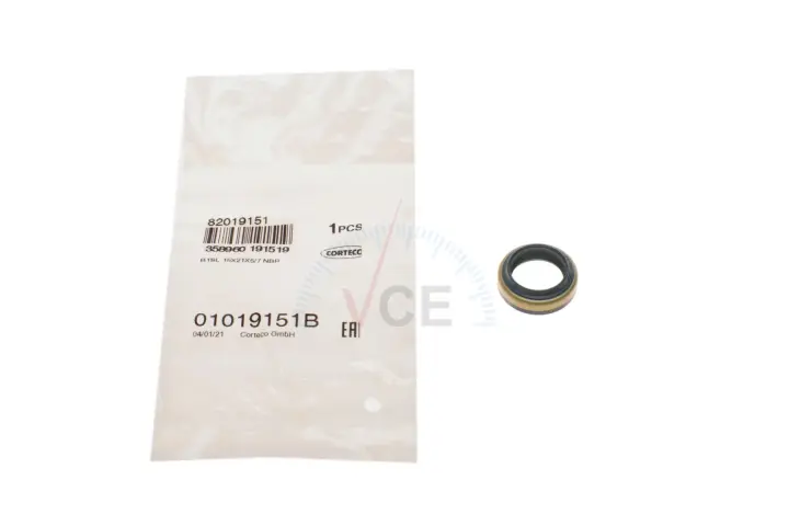 Уплотняющее кольцо, ступенчатая коробка. CORTECO 01019151B (фото 1)