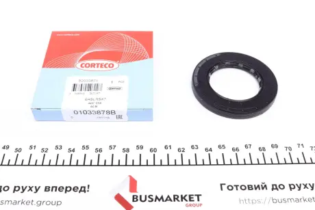 Уплотняющее кольцо вала, автоматическая коробка передач. CORTECO 01033878B