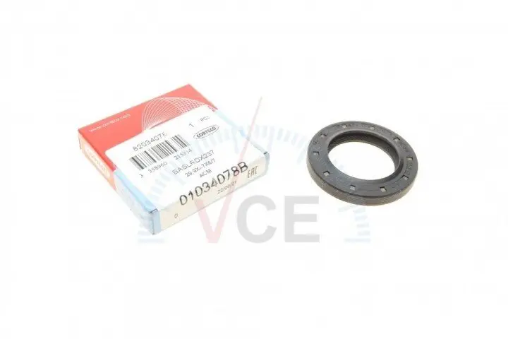 Уплотняющее кольцо, ступенчатая коробка передач. CORTECO 01034078B (фото 1)