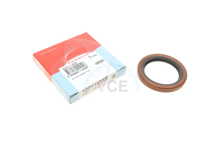 Фото 1 - Ущільнююче кільце, колінчастий вал; кільце ущільнювача, ступінчаста коробка передач; кільце ущільнювача, первинний вал CORTECO 12011455B Ущільнююче кільце, колінчастий вал; кільце ущільнювача, ступінчаста коробка передач; кільце ущільнювача, первинний вал CORTECO 12011455B (фото 1)