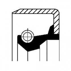 Уплотняющее кольцо; ступенчатая коробка; уплотняющее кольцо, дифференциал CORTECO 12011487 (фото 1)