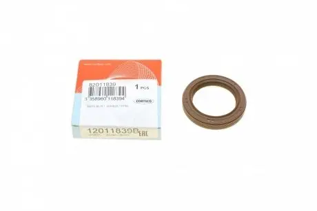 Уплотняющее кольцо; ступенчатая коробка; уплотняющее кольцо, распределительный вал; уплотнительное кольцо, первичный вал CORTECO 12011839B