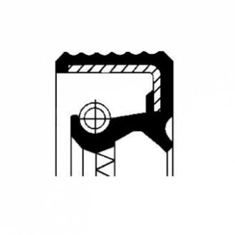 Кільце ущільнювача, маточина колеса; кільце ущільнювача, гальмівна колодка CORTECO 12017052 (фото 1)