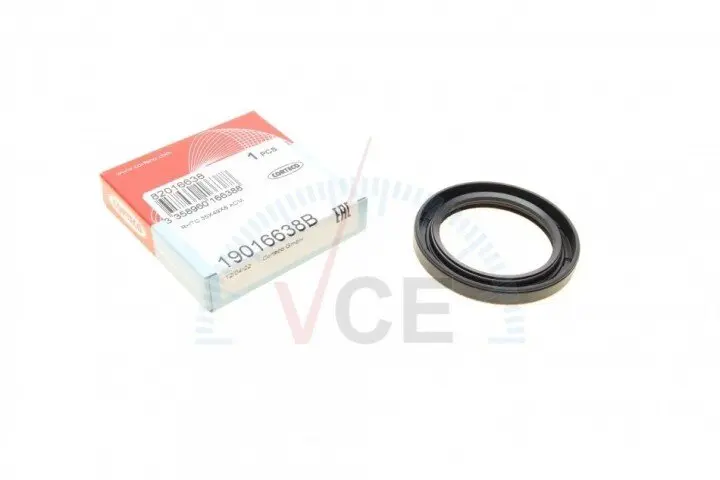 Фото 1 - Уплотняющее кольцо, коленчатый вал; уплотняющее кольцо, распределительный вал CORTECO 19016638B Уплотняющее кольцо, коленчатый вал; уплотняющее кольцо, распределительный вал CORTECO 19016638B (фото 1)