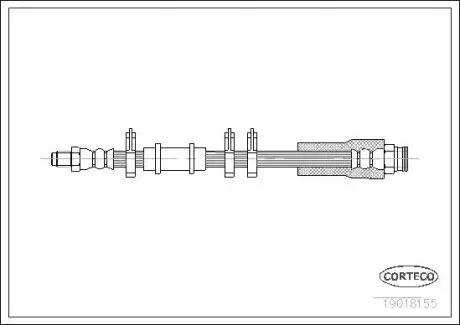 Тормозные шланги CORTECO 19018155