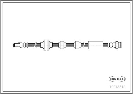 Тормозные шланги CORTECO 19018612