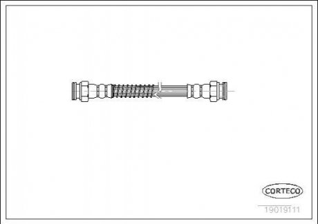 Тормозные шланги CORTECO 19019111