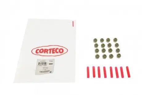 Комплект прокладок, стержень клапана CORTECO 19026849