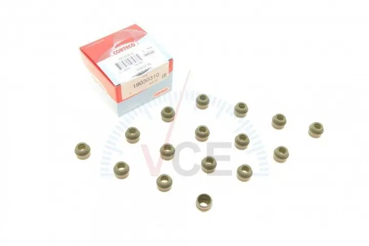 Фото 1 - Комплект прокладок, стержень клапана CORTECO 19030310 Комплект прокладок, стержень клапана CORTECO 19030310 (фото 1)
