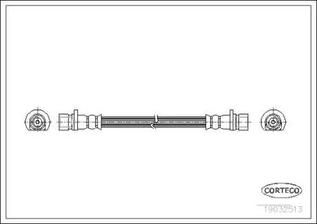 Тормозные шланги CORTECO 19032513