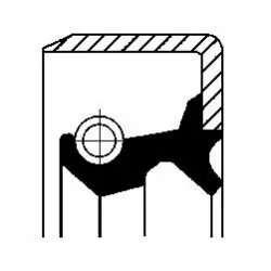 Уплотняющее кольцо; ступенчатая коробка; уплотняющее кольцо вала, акпп CORTECO 19033799