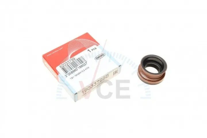 Фото 1 - Кільце ущільнювача, ступінчаста коробка передач; ущільнююче кільце валу, автоматична коробка передач CORTECO 19033799B Кільце ущільнювача, ступінчаста коробка передач; ущільнююче кільце валу, автоматична коробка передач CORTECO 19033799B (фото 1)