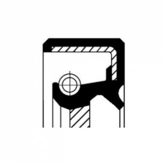 Ущільнююче кільце, колінчастий вал; кільце, що ущільнює, диференціал; кільце ущільнювача, роздавальна коробка; ущільнююче кільце, маточина колеса CORTECO 19035154B (фото 1)