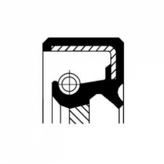 Уплотняющее кольцо вала; автоматическая коробка передач; уплотняющее кольцо, дифференциал CORTECO 19035438B (фото 1)