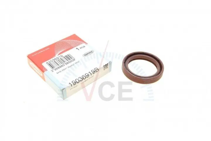 Уплотняющее кольцо, распределительный вал CORTECO 19036919B (фото 1)