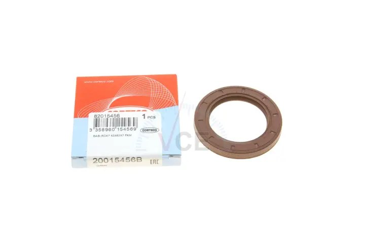 Кільце ущільнювача, колінчастий вал CORTECO 20015456B (фото 1)