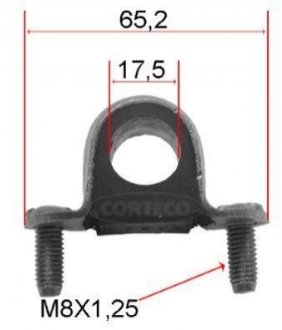 Втулки стабілізатора CORTECO 80000017 (фото 1)