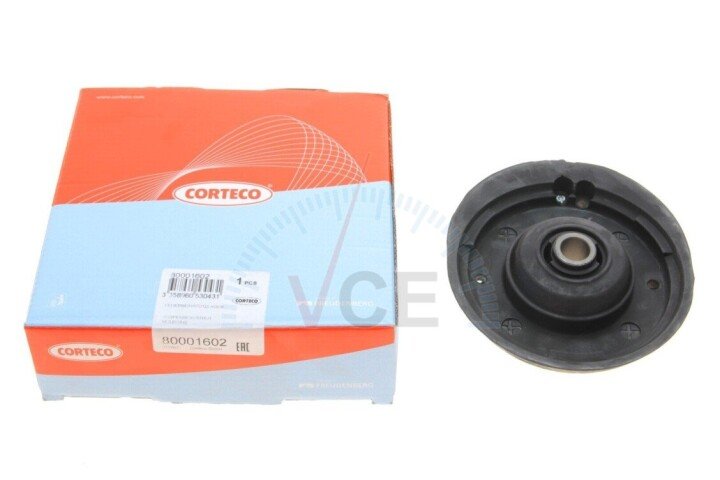 Подушка амортизатора (переднего) citroen c2/c3 1.1/1.4/1.6 hdi 02- CORTECO 80001602 (фото 1)