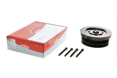 Комплект ременных шкивов, коленчатый вал. CORTECO 80004866