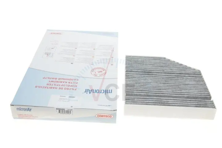 Фото 1 - Фильтр салона MERCEDES-BENZ GLC-CLASS (X253) 15-,GLC-CLASS COUPE (C253) 16-,E-CLASS (W213) 16- CORTECO 80005252 Фильтр салона MERCEDES-BENZ GLC-CLASS (X253) 15-,GLC-CLASS COUPE (C253) 16-,E-CLASS (W213) 16- CORTECO 80005252 (фото 1)