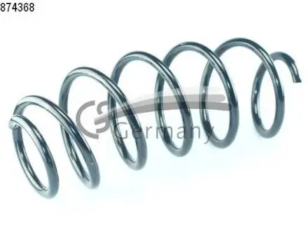 Пружина підвіски передня (кратно 2) Peugeot 207, 207+ (06-15) (14.874.368) CS Germany 14874368