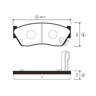 Колодки тормозов suzuki swift -98 передн. old cks-5 CTR GK0945