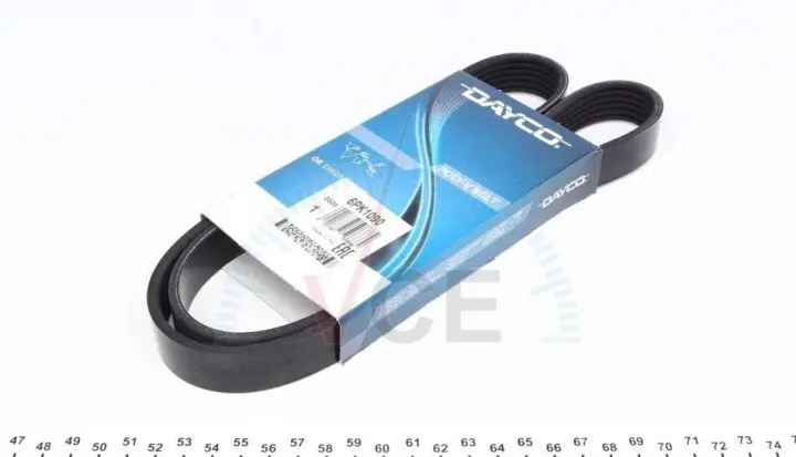 Фото 1 - Поликлиновой ремень Dayco 6PK1090 Поликлиновой ремень Dayco 6PK1090 (фото 1)