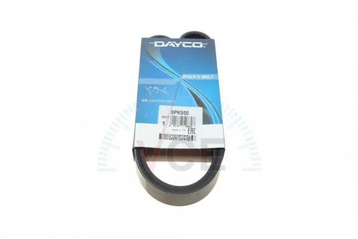 Поликлиновой ремень Dayco 6PK950 (фото 1)