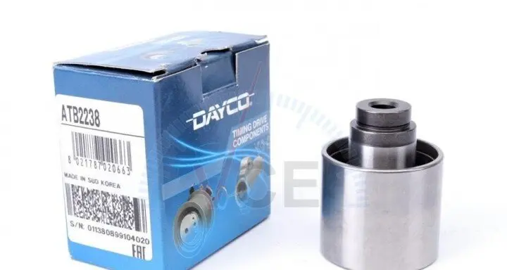 Фото 1 - Паразитный / ведущий ролик, зубчатый ремень Dayco ATB2238 Паразитный / ведущий ролик, зубчатый ремень Dayco ATB2238 (фото 1)