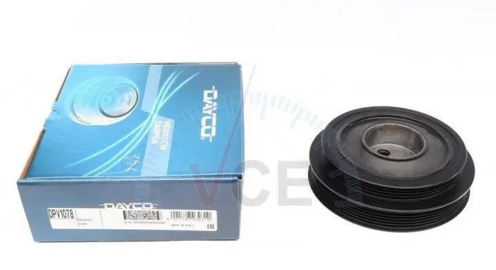 Ремінний шків, колінчастий вал Dayco DPV1078 (фото 1)