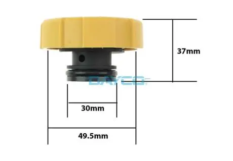 Кришка бачка розширювального opel astra/vectra/zafira 04-15 (1.2bar) Dayco DRC048