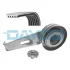 dayco полікліновий ременний комплект (ремінь+натяж. KPV002