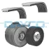 dayco fiat поликлиновой ременный комплект (2ремня+натяж.мех) doblo 1.3 05- KPV805