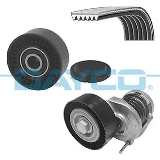 Audi поликлиновой ременный комплект (ремень+натяж. мех.+ролик) a4 1.9 01- Dayco KPV894 (фото 1)