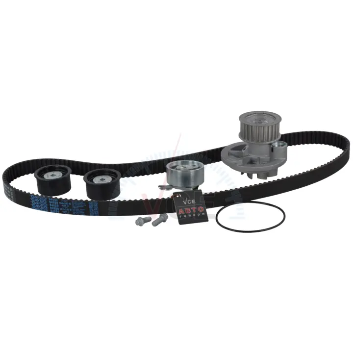 Водяний насос + комплект зубчастого ременя Dayco KTBWP2570 (фото 1)