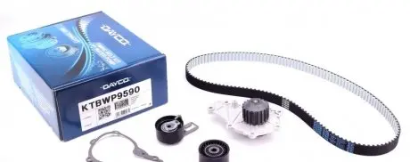 Водяний насос + комплект зубчастого ременя Dayco KTBWP9590