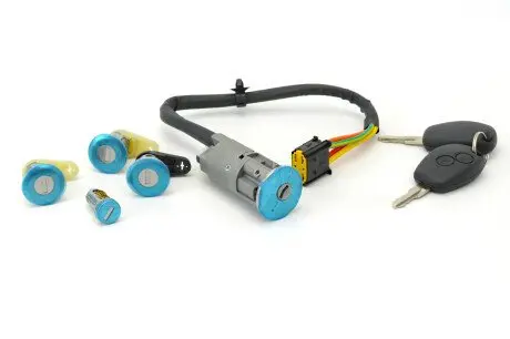 Комплект личинок замков renault logan, sandero (+1 замок)) DECARO DE.7701471220-1