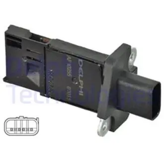 Расходомер воздуха DELPHI AF10255-12B1