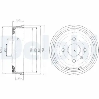 Гальмівний барабан DELPHI BF151