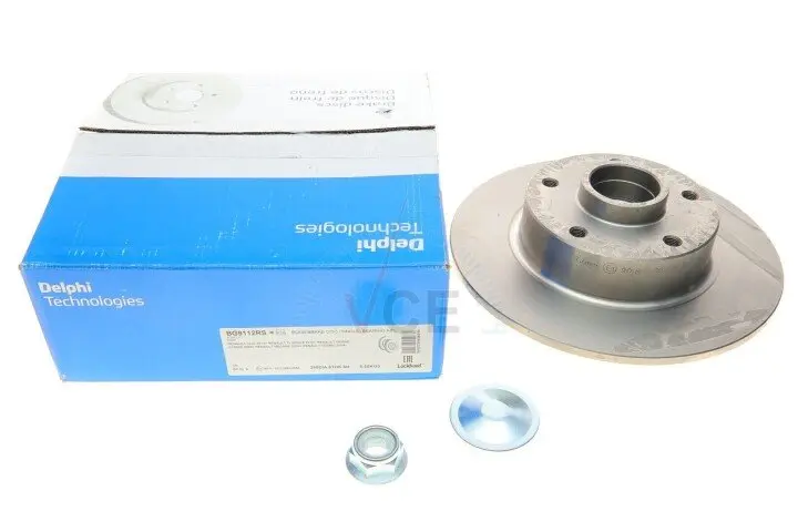 Тормозной диск DELPHI BG9112RS (фото 1)