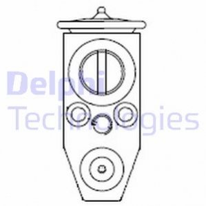 Терморегулюючий вентиль ac DELPHI CB1016V