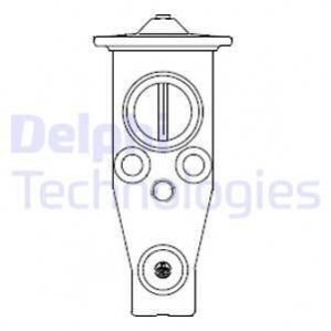 Розширювальний клапан кондиціонера DELPHI CB1017V