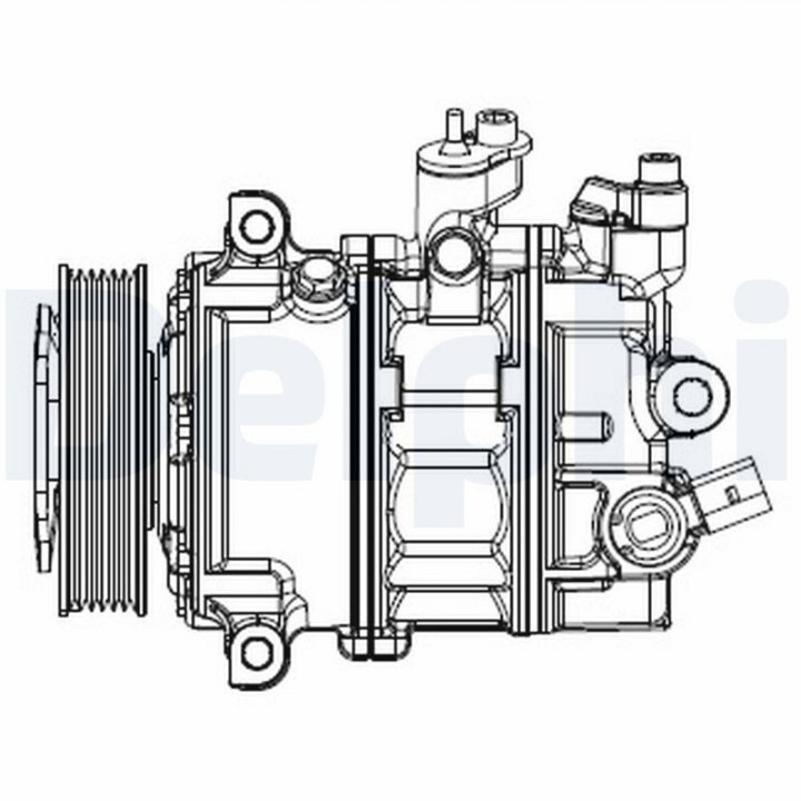 Компресор кондиціонера новий Jetta VI 10-18 DELPHI CS20529 (фото 1)