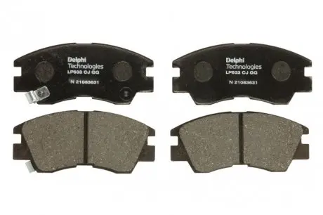 Тормозные колодки, дисковые. DELPHI LP0633
