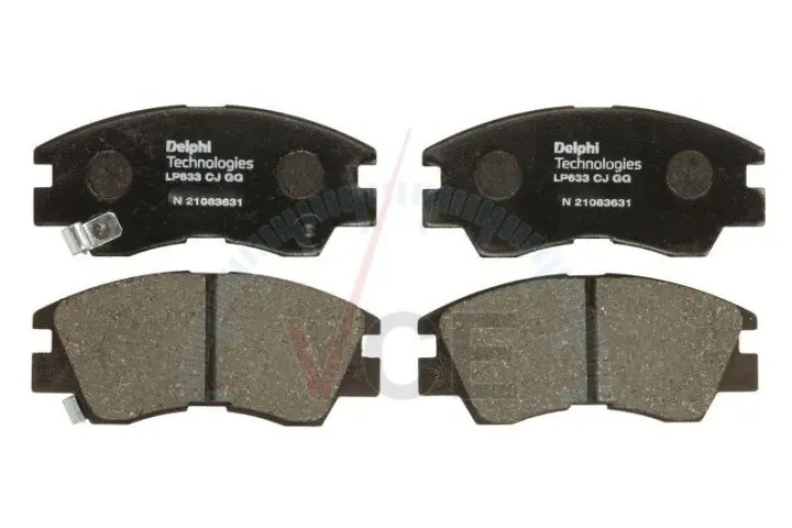 Фото 1 - Тормозные колодки, дисковые. DELPHI LP0633 Тормозные колодки, дисковые. DELPHI LP0633 (фото 1)