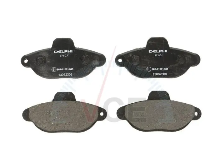 Тормозные колодки, дисковые. DELPHI LP0771 (фото 1)