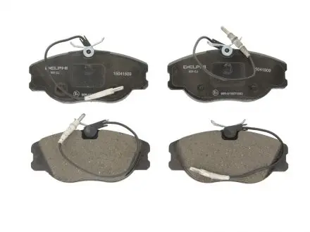 Тормозные колодки, дисковые. DELPHI LP0909