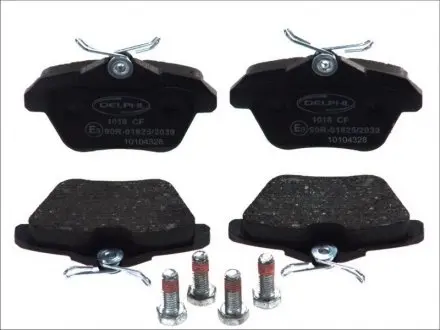 Комплект гальмівних колодок, дисковий гальмо DELPHI LP1018