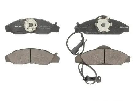 Комплект гальмівних колодок, дискове гальмо DELPHI LP1145