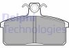 Комплект гальмівних колодок, дискове гальмо DELPHI LP1201 (фото 1)